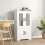 Homcom Vitrina de Salón Blanco 60 x 30 x 116 cm 5