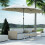 Outsunny Sombrilla Doble Gris 450 x 265 x 240 cm 7