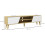 Homcom Mueble de TV Marrón 150 x 30 x 42 cm 6
