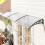 Outsunny Tejadillo de Protección Transparente 90 x 295 x 23.5 cm 2