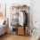 Homcom Perchero de Ropa Marrón 90 x 30 x 145 cm 5