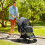 PawHut Carrito para Perro Negro 80 x 44.5 x 97 cm 5