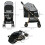 PawHut Carrito para Perro Negro 80 x 44.5 x 97 cm 6