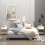 Homcom Mesitas de Noche Blanco 45 x 40 x 60 cm 2