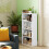 Homcom Librería Blanco 60 x 24 x 115.5 cm 2