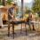 Outsunny Barbacoa de Carbón Negro 94 x 39 x 70 cm 5