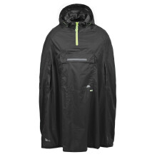 (XXL, Black) Trespass Qikpac Unisex Hooded Waterproof Packaway Poncho