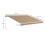 Outsunny Toldo Manual Retráctil Marrón 350 x 250 cm 7