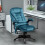Vinsetto Silla de Masaje Azul 68 x 72 x 120 cm 2