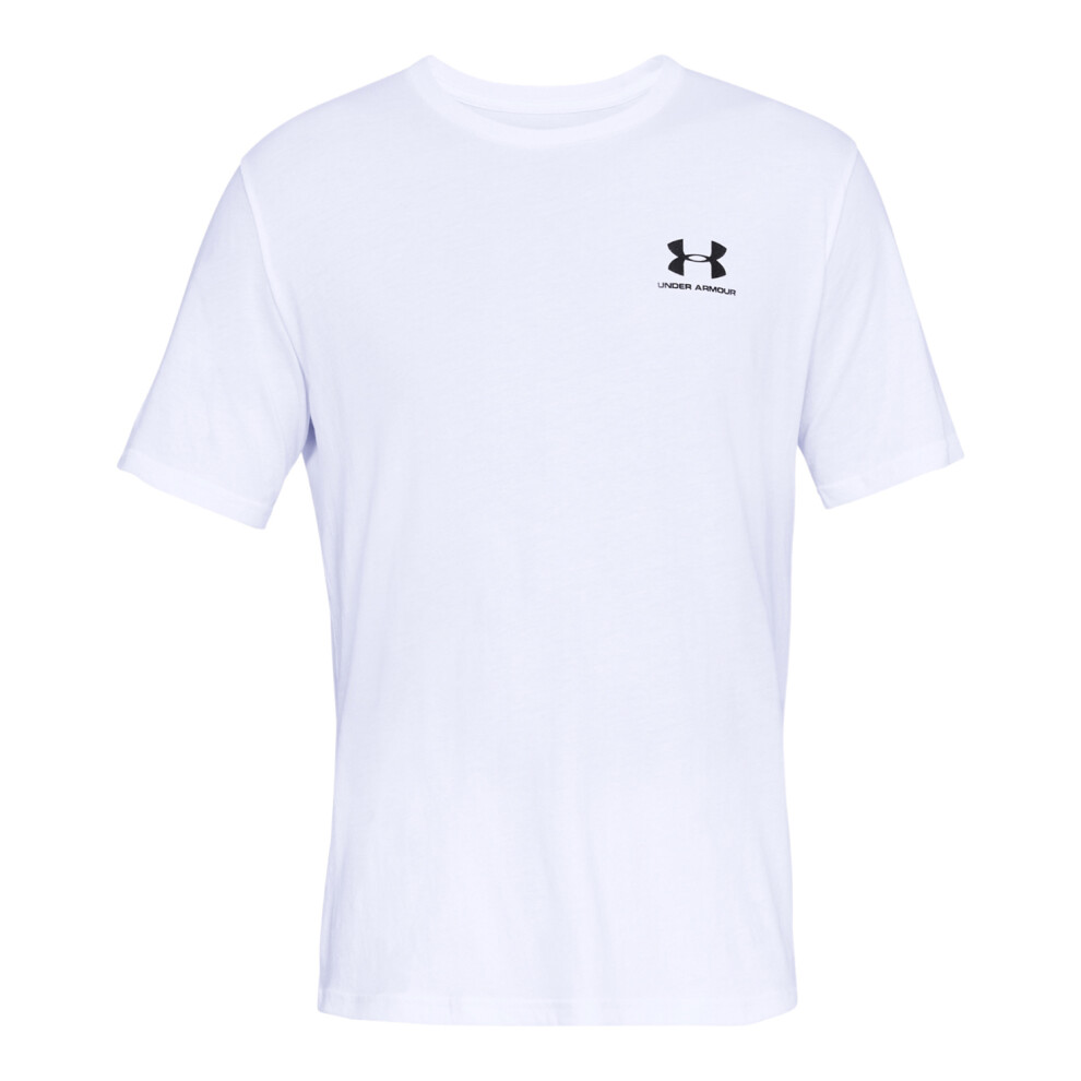 Under Armour (3Xl, White/Black) Mens Sportstyle Short-Sleeved T-Shirt