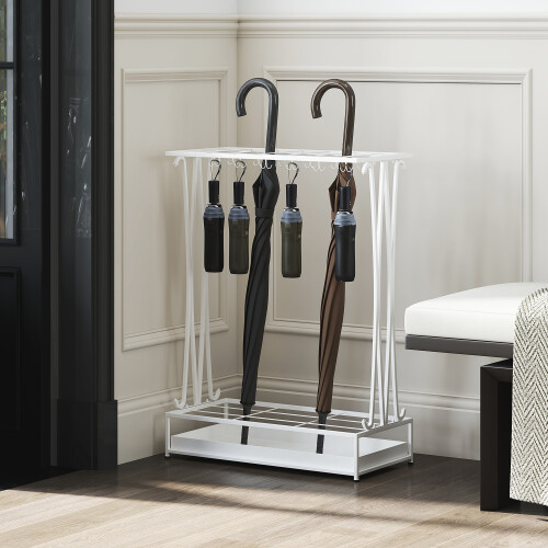 Homcom Paragüero Blanco 50 x 24 x 68 cm 1