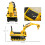 Homcom Tractor Infantil Amarillo 78 x 24 x 58.5 cm 6