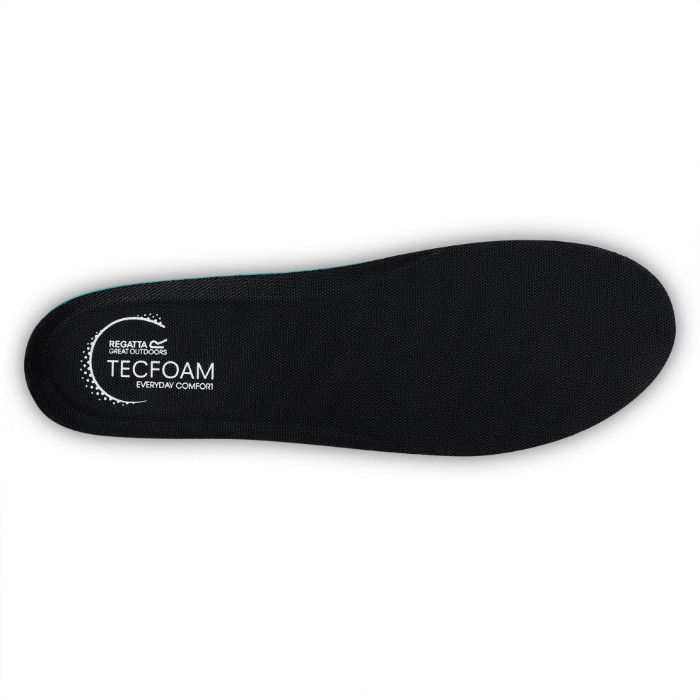 Regatta (2.5 Uk-4 Uk, Black) Comfort Tecfoam Insoles (Pack Of 2)