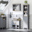 Conjunto de Baño Gris 39 x 30 x 168 cm 2