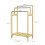 Homcom Toallero de Pie Marrón 50.5 x 31 x 90 cm 3