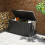 Outsunny Baúl de Exterior Gris 125.5 x 61.5 x 70 cm 2