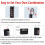 Resettable Waterproof Combo Padlock 4-Digit 2-Pack 5
