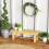 Outsunny Banco de Jardín Marrón 110 x 38 x 35 cm 5