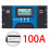 100A MPPT Solar Charge Controller Dual USB LCD Display 12V/24V Auto Solar Cell Panel Charger Regulator with Load 3