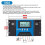 100A MPPT Solar Charge Controller Dual USB LCD Display 12V/24V Auto Solar Cell Panel Charger Regulator with Load 8