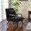 Homcom Sofá Cama Individual Negro 63 x 73 x 81 cm 3