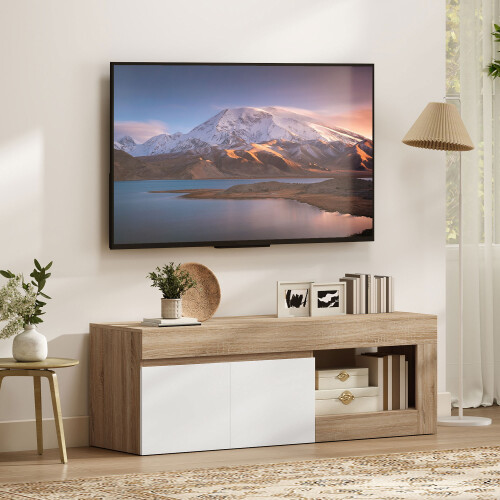 Homcom Mueble de TV Bicolor 140 x 40 x 48 cm 1