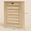 Homcom Cubre Radiadore Marrón 78 x 19 x 95.5 cm 8