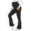 Women's Maternity Bootcut Yoga Pants with Pockets Black 4