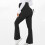 Women's Maternity Bootcut Yoga Pants with Pockets Black 5