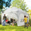 Outsunny Carpa Plegable Gris 598 x 300 x 315 cm 7