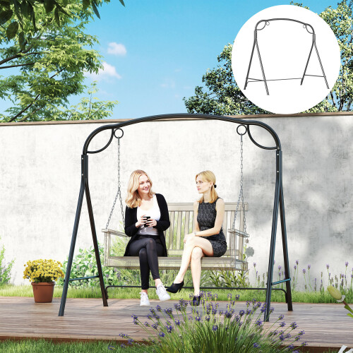 Outsunny Estructura de Columpio Marrón 172 x 126 x 170 cm 1