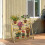 Outsunny Soporte para Planta Marrón 100 x 37 x 93 cm 3