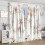 Flower Curtains Watercolor Pink Peach Blossom Pattern 4