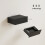Homcom Mesitas de Noche Negro 40 x 30 x 15 cm 6