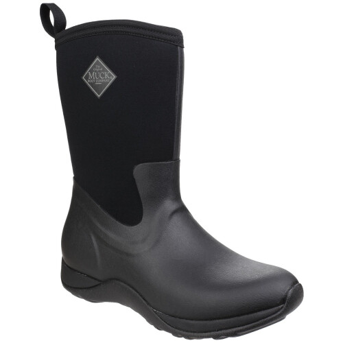 (9 UK, Black/Black) Muck Boots Unisex Arctic Weekend Pull On Wellington Boots