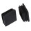 40mm x 40mm Plastic Square Tube Inserts End Blanking Caps Black 10 Pcs 4
