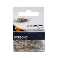 Korbond Dressmaker Pins 25g 110181
