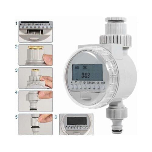 (As show, One size) Contrôleur d'irrigation électronique Solar Timer 2