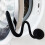 Magnetic Washer Door Prop Holder Black 2