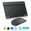 Bluetooth Keyboard and Mouse Set Spanish English 10-inch 2