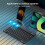 Bluetooth Keyboard and Mouse Set Spanish English 10-inch 4