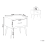 Beliani 1 Drawer Bedside Table FLAYAT Boucle Beige 5