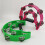 Metal Half Moon Tambourines with Ergonomic Handle 6-Pack 3
