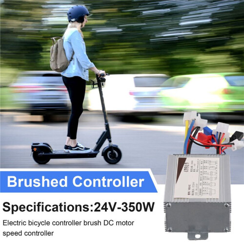Electric Bike Bicycle Brushed Controller 24V 350W Electric Scooter Controller Brush  Motor Speed Controller 1