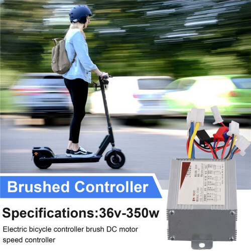 Electric Bike Bicycle Brushed Controller 36V 350W Electric Scooter Controller Brush  Motor Speed Controller 1