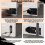 8 Pack Magnetic Push  Heavy Duty Push to Open Cabinet Hardware Push Release Magnets Touch , Black 3