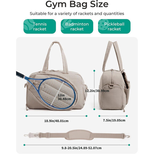 Athletic Bag Padded Racket Storage 1 Piece 2