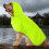 Dog Raincoat Transparent Hood Reflective Trim Adjustable 4