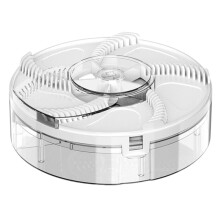 Piège à Mouches Rotatif Automatique - Piège à Mouches Électrique à Brancher USB pour Usage Domestique Blanc
