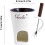 Ceramic Chocolate Fondue Cup with Forks Brown 6